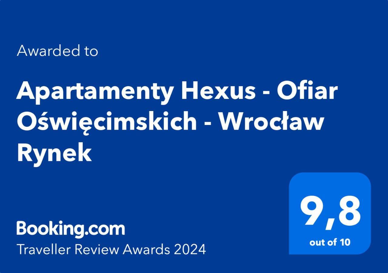 Apartamenty Hexus - Ofiar Oswiecimskich - Wroclaw Centrum Rynek Bagian luar foto